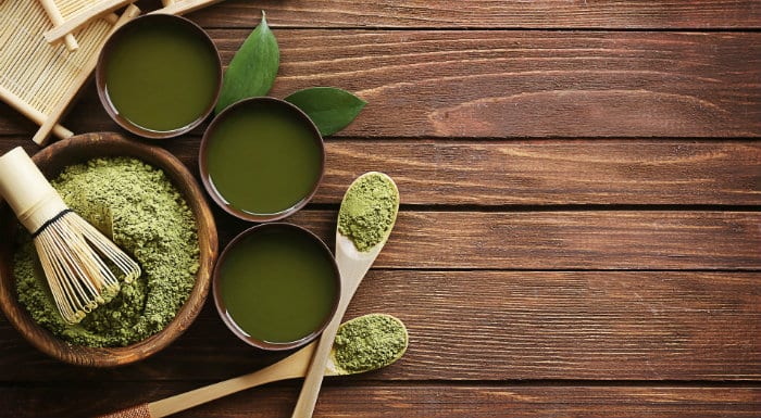 Matcha grøn te pulver