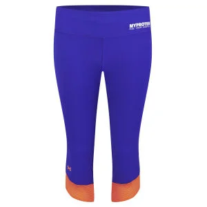 Under Armour® Women's Fly-By Compression Capri - siberisk Iris