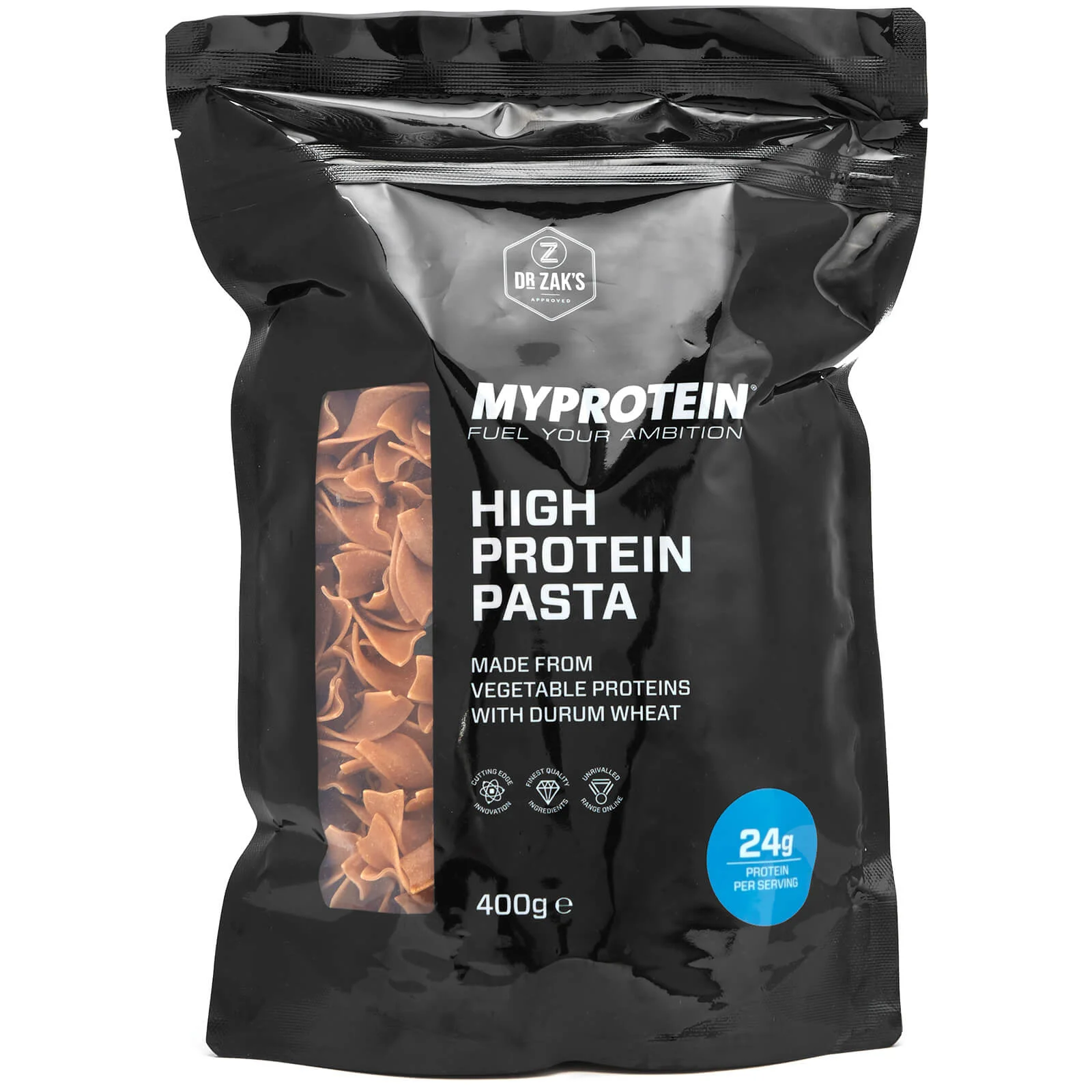 Dr Zak's Protein-Fuelled Pasta - 400g - Uden smag Billede 1