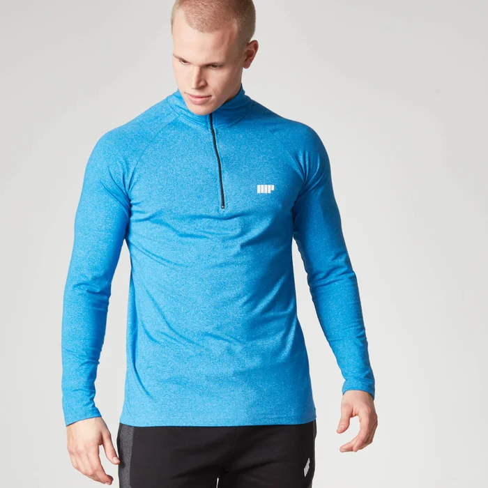 Performance langærmet 1/4 Zip Top