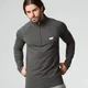 Performance langærmet 1/4 Zip Top