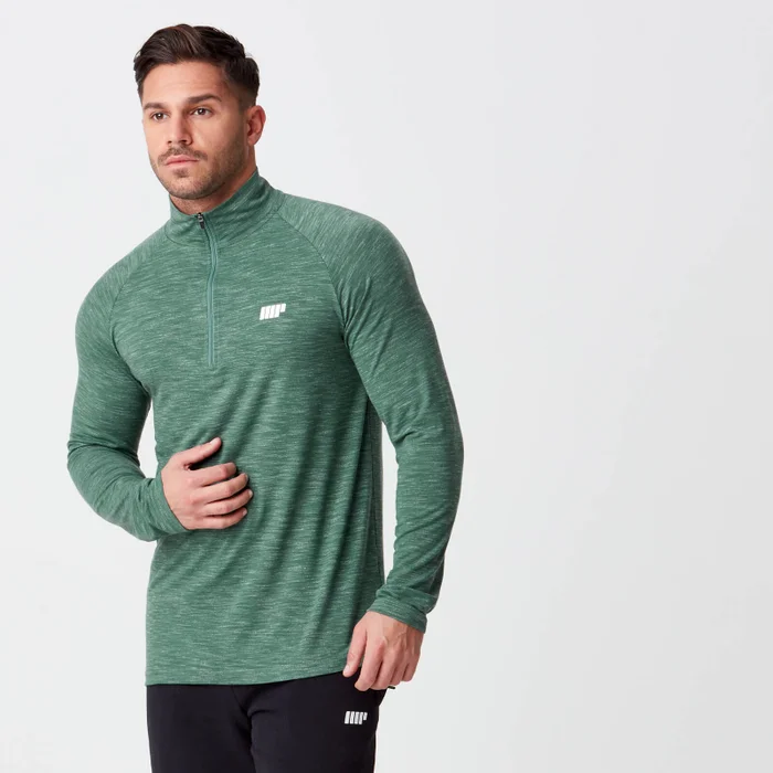 Performance Langærmet ¼ Zip-Top