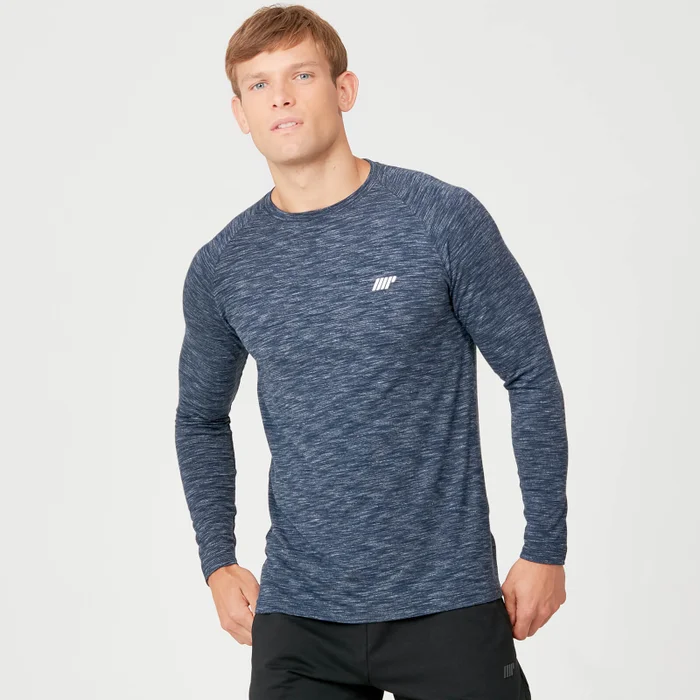 Performance Langærmet T-Shirt - Dark Green Marl