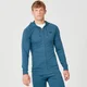 Form Zip Up Hoodie - Petrol Blå