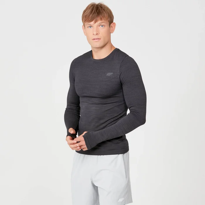 Sculpt Seamless Langærmet T-Shirt - Slate