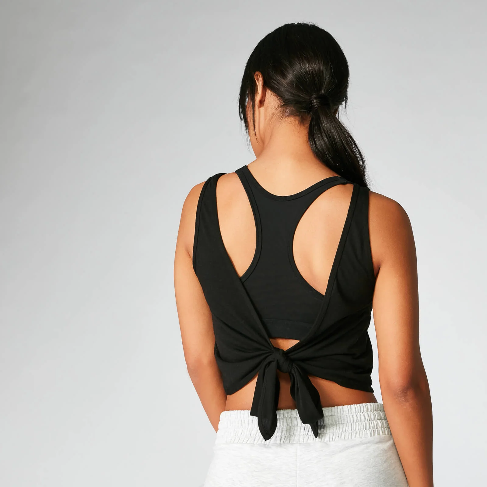 Tie-Up Vest - Sort - XS Billede 1