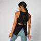 Bliss Burnout Vest - Sort