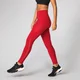 Power Mesh Leggings - Crimson