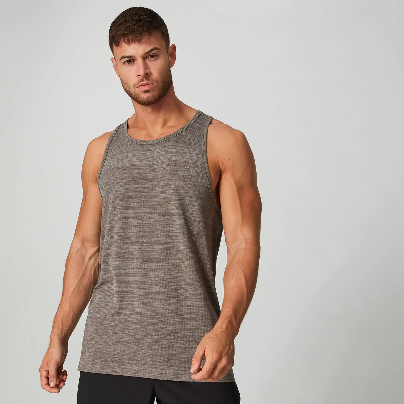 Aero Knit Tank - Driftwood Marl - XS Billede 1