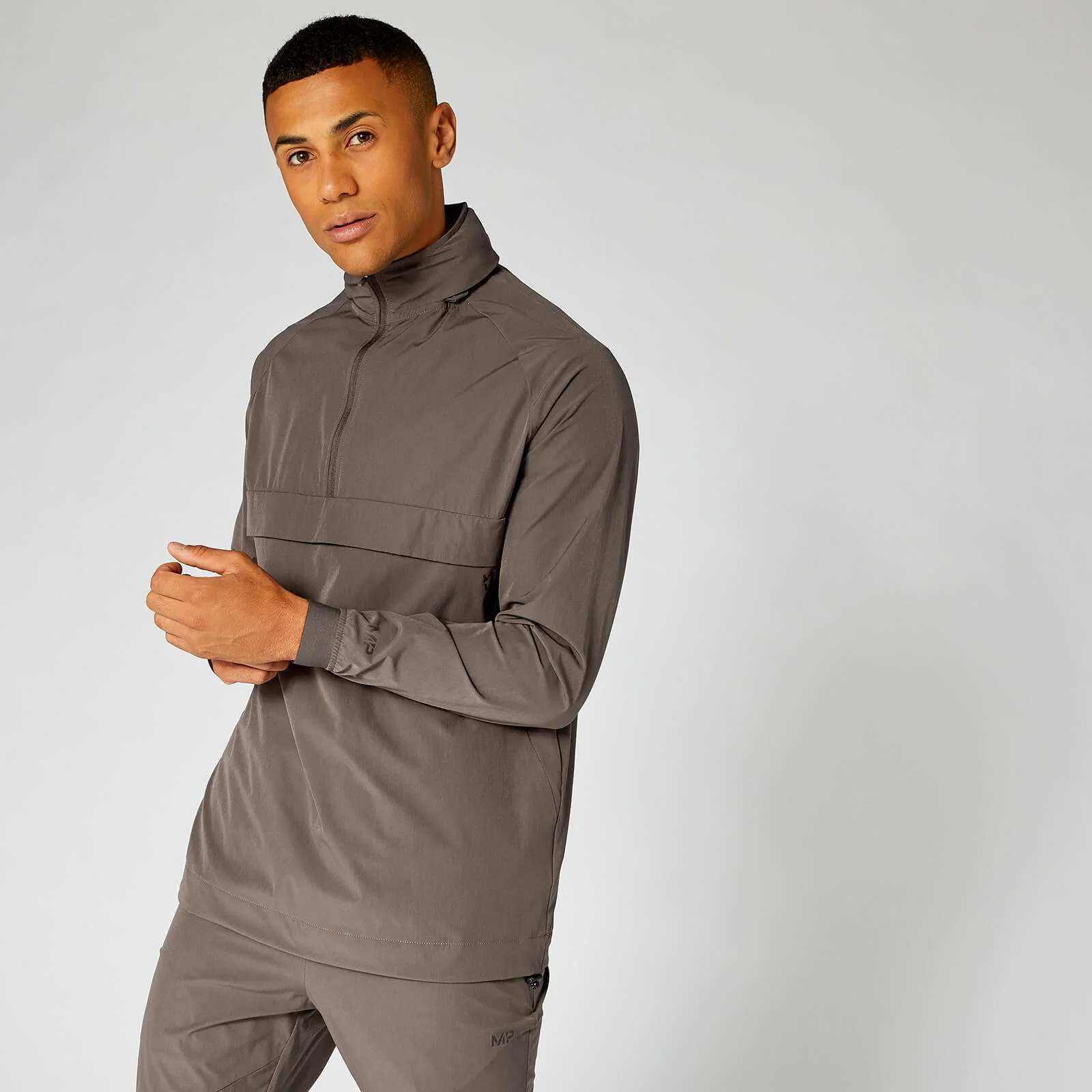 MP Men's Pace 1/2 Zip Pullover - Driftwood - XS Billede 1