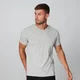 Luxe Classic V-Neck T-Shirt - Sølv