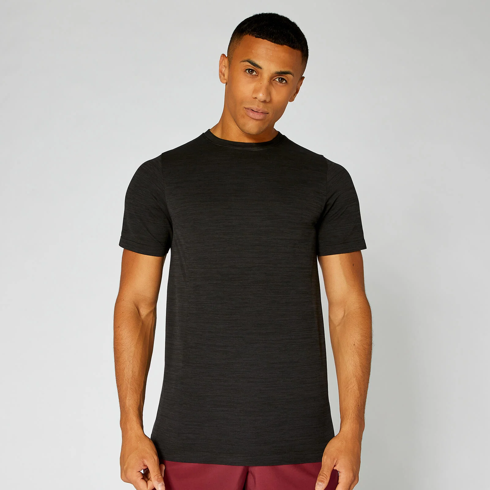 Aero Knit T-Shirt - Sort Marl - XS Billede 1