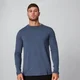 Luxe Classic Long-Sleeve Crew - Dark Indigo