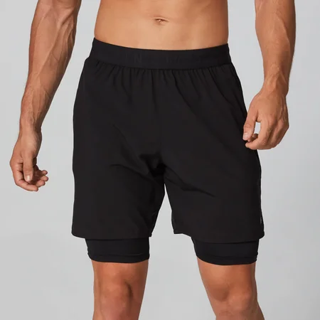 Power Dobbeltlags Shorts - Sort