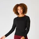 Shape Seamless Loose-Fit Top - Sort