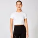 Shape Seamless Short-Sleeve Crop Top - Hvid