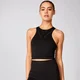 Shape Seamless Crop Vest - Sort