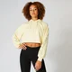 Icon Cropped Hoodie - Lemon