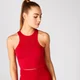 Shape Seamless Crop Vest - Rød