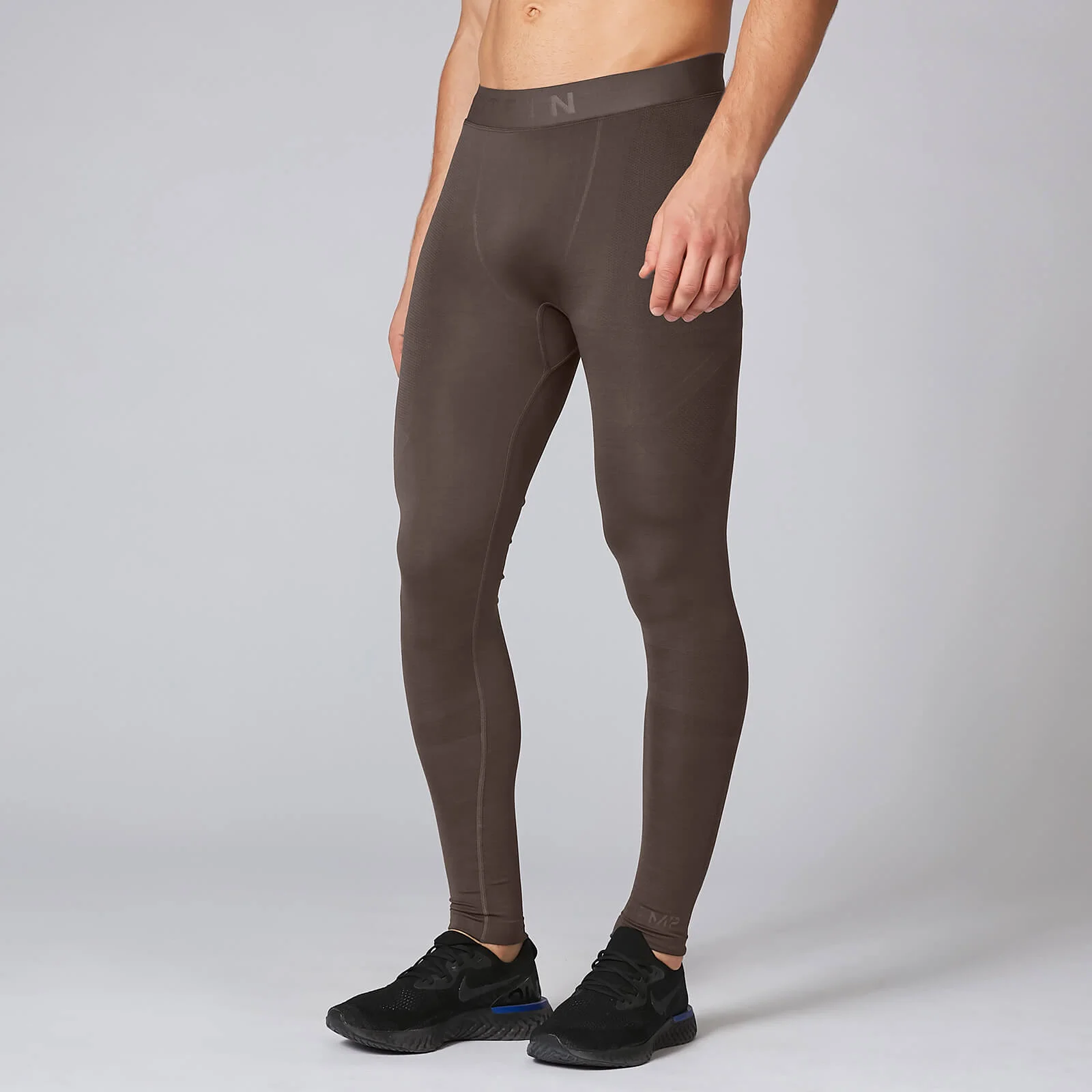 Elite Sømløse Tights - Driftwood - XS Billede 1