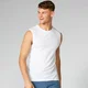 Luxe Classic Sleeveless T-Shirt - Hvid