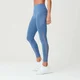 Power Mesh Leggings - Thunder Blå