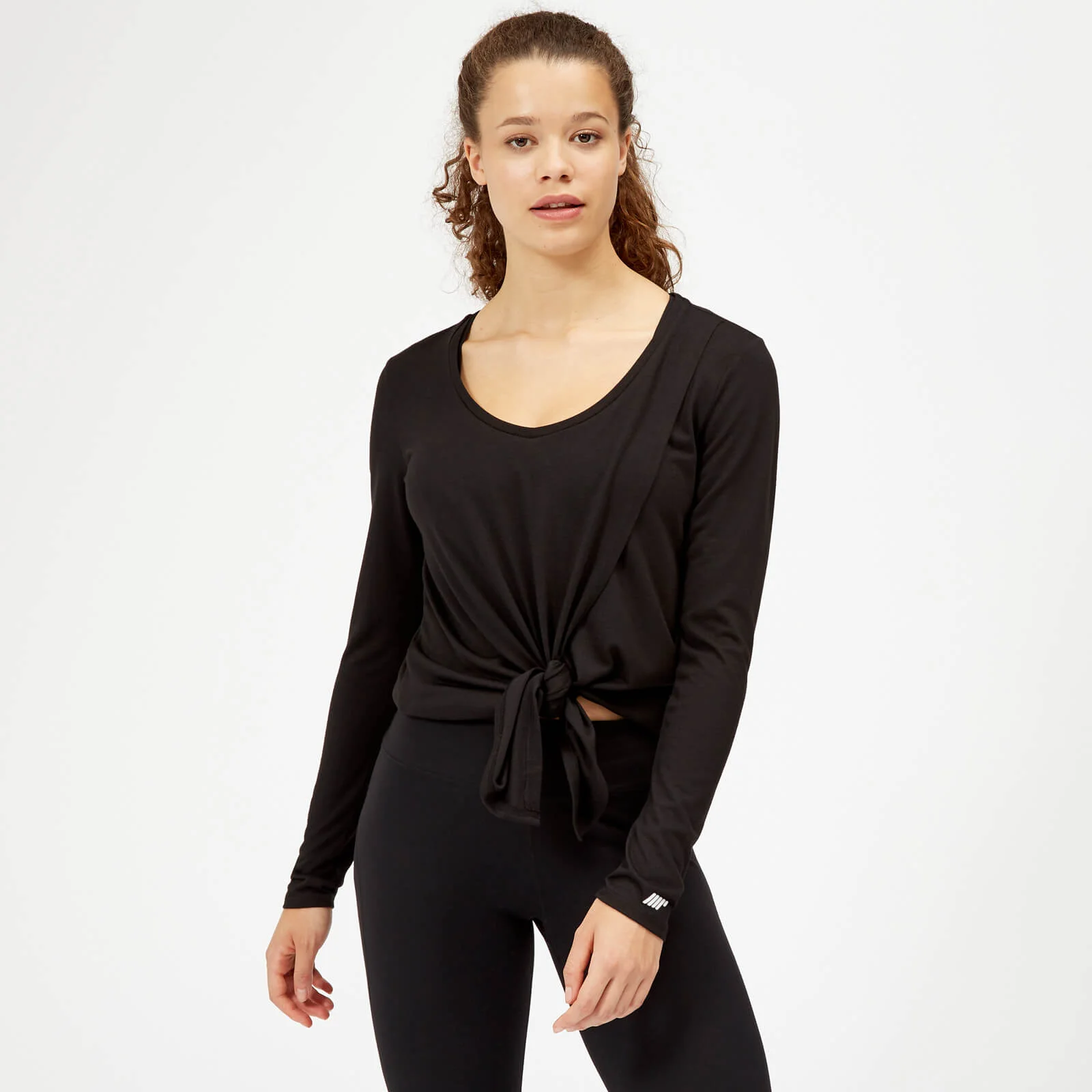 Langærmet Twist T-shirt - XS Billede 1