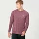 Performance Langærmet T-Shirt - Burgundy Marl