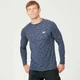 Performance Langærmet T-Shirt - Navy Marl