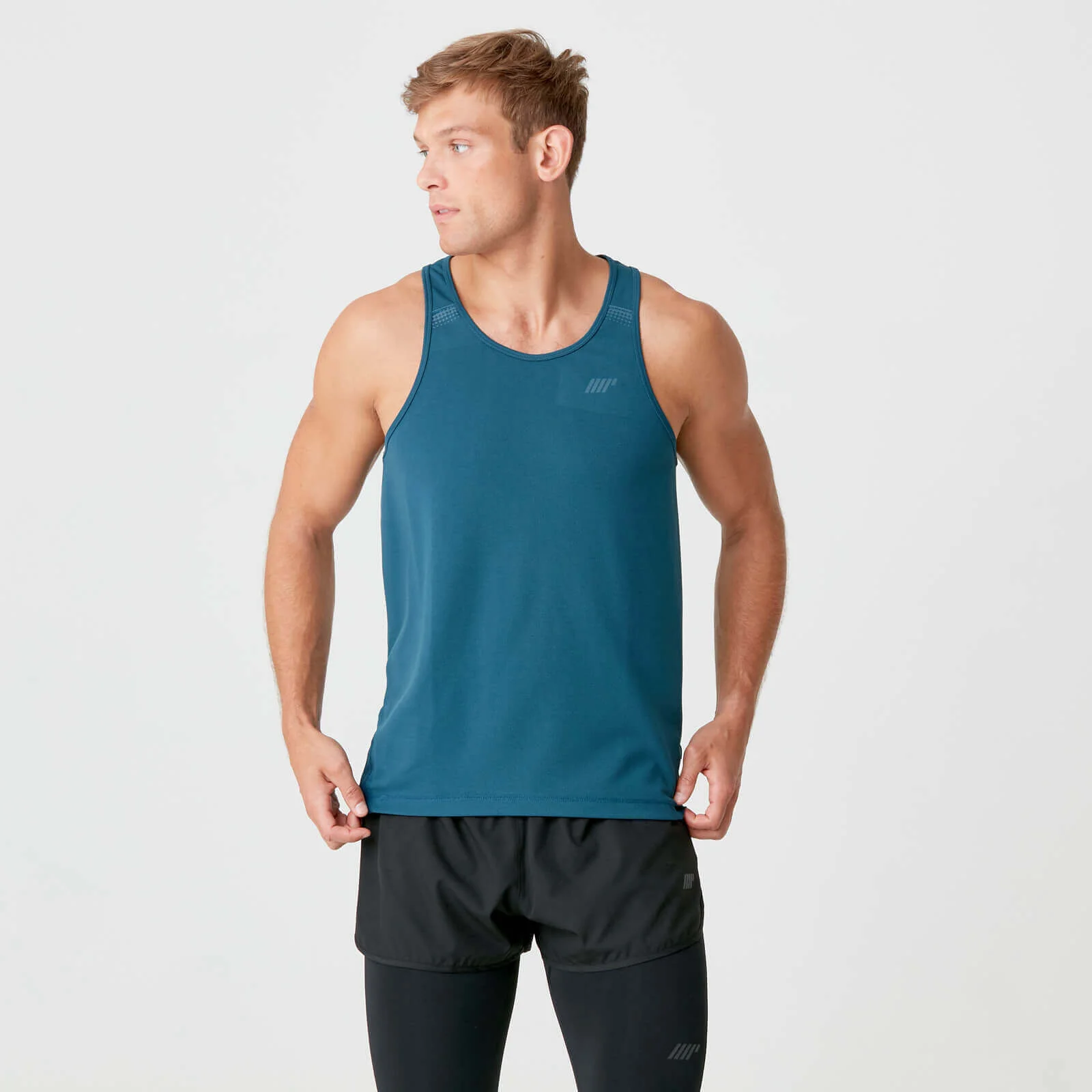 Boost Tank Top - Petrol Blå - XS Billede 1