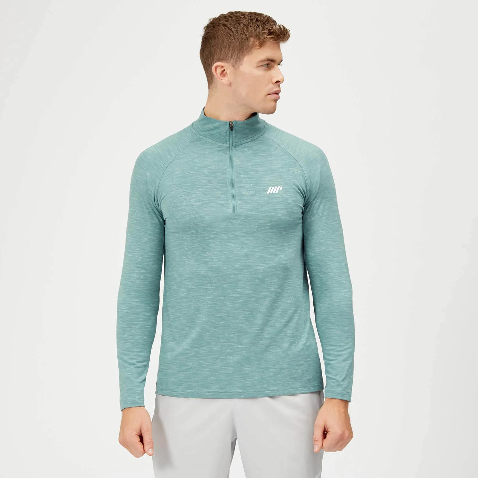 Langærmet Performance Zip-Top med ¼ lynlås - XS Billede 1