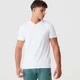 Luxe Classic V-Neck T-Shirt - Hvid