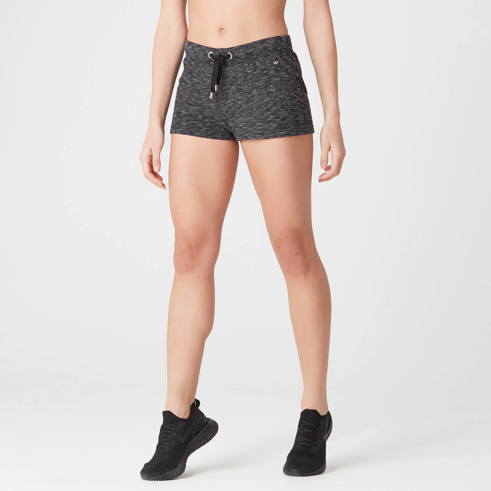 Luksus Lounge Shorts - Sort Heather - XS Billede 1