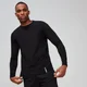 MP Luxe Classic Crew - Langærmet - Til mænd - Sort