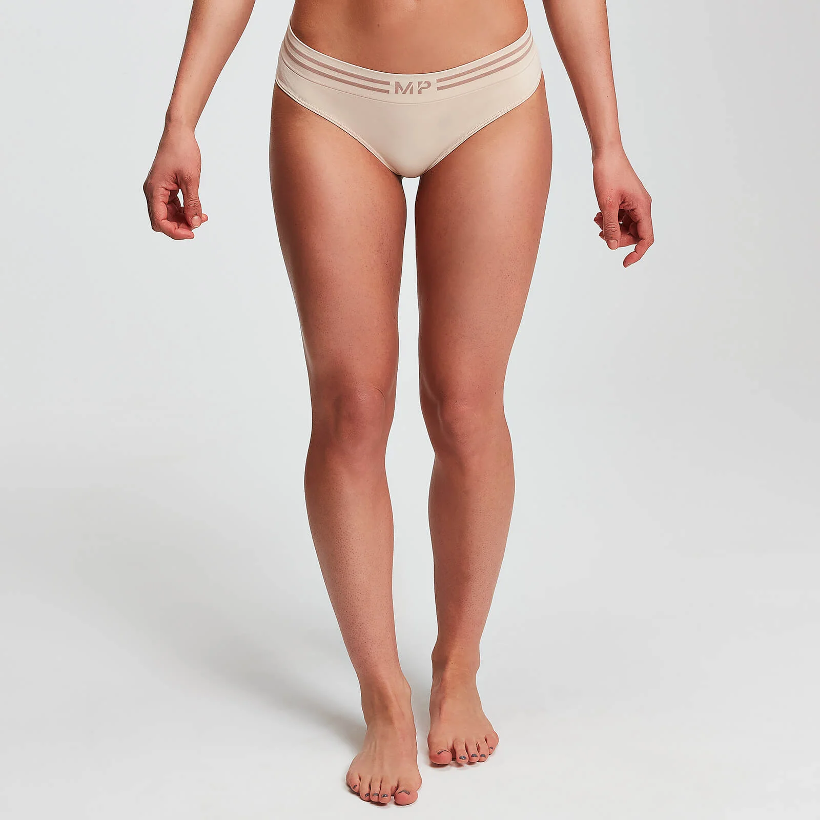 MP Seamless Thong - Til kvinder - Beige - XS Billede 1
