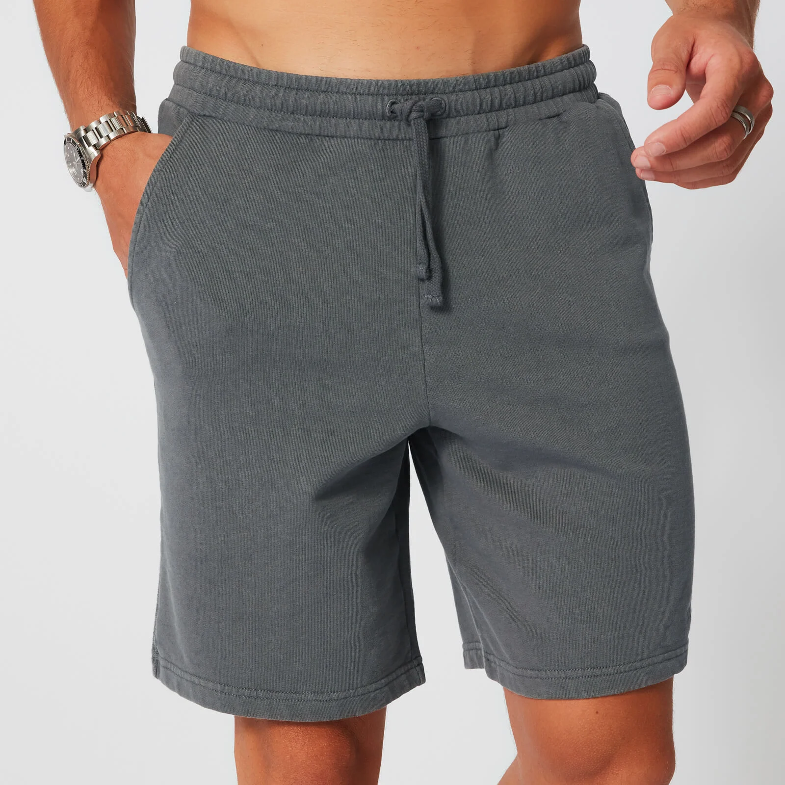 Washed Sweatshorts - Grå - XS Billede 1