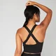 MP Shape sømløs bh med krydsende stropper til kvinder – Sort