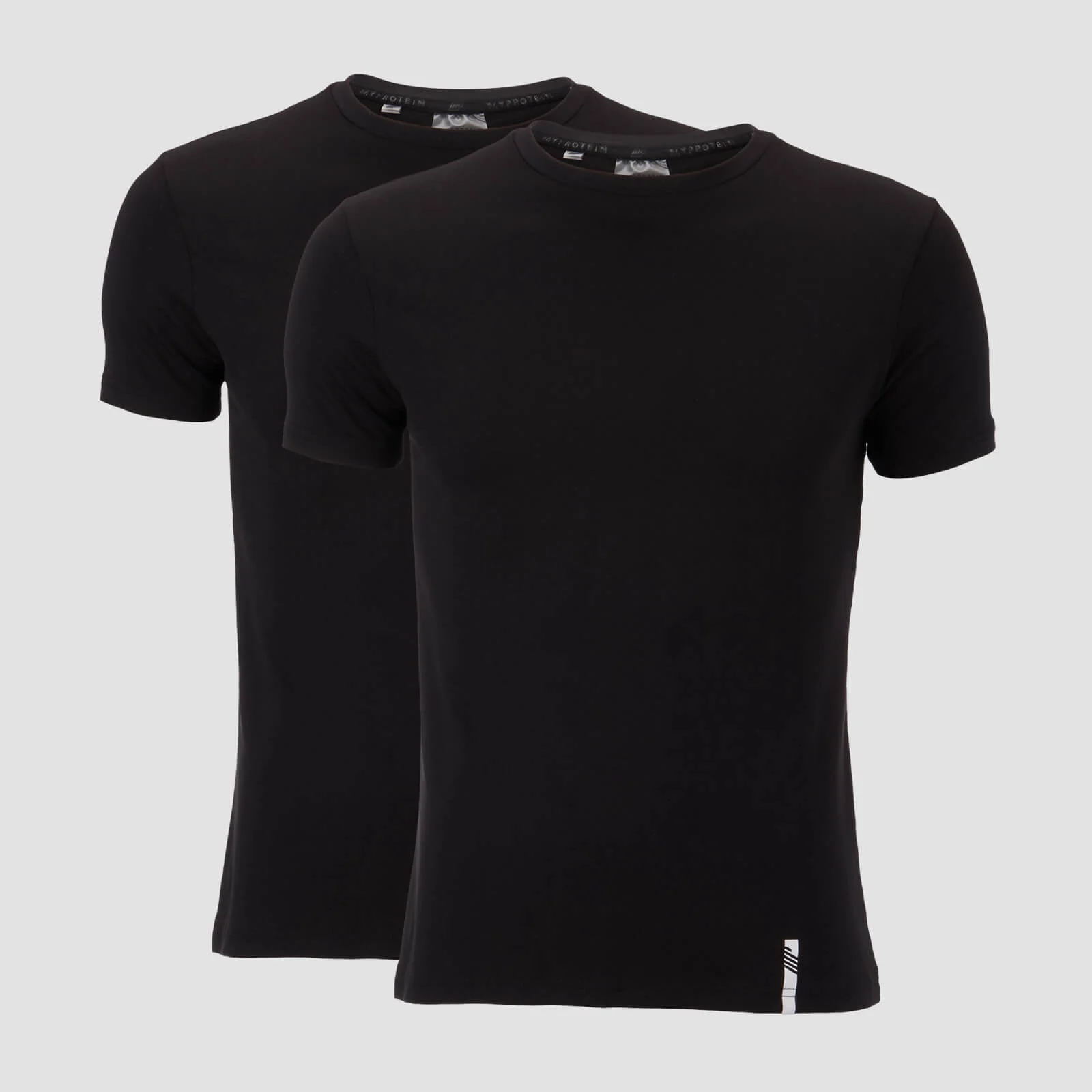 Luxe Classic 2-Pack T-Shirt - Sort/Sort - XS Billede 1