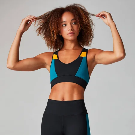 Power Colour Block BH - Sort/Danger