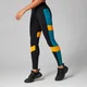 Power Colour Block Leggings - Sort/Danger