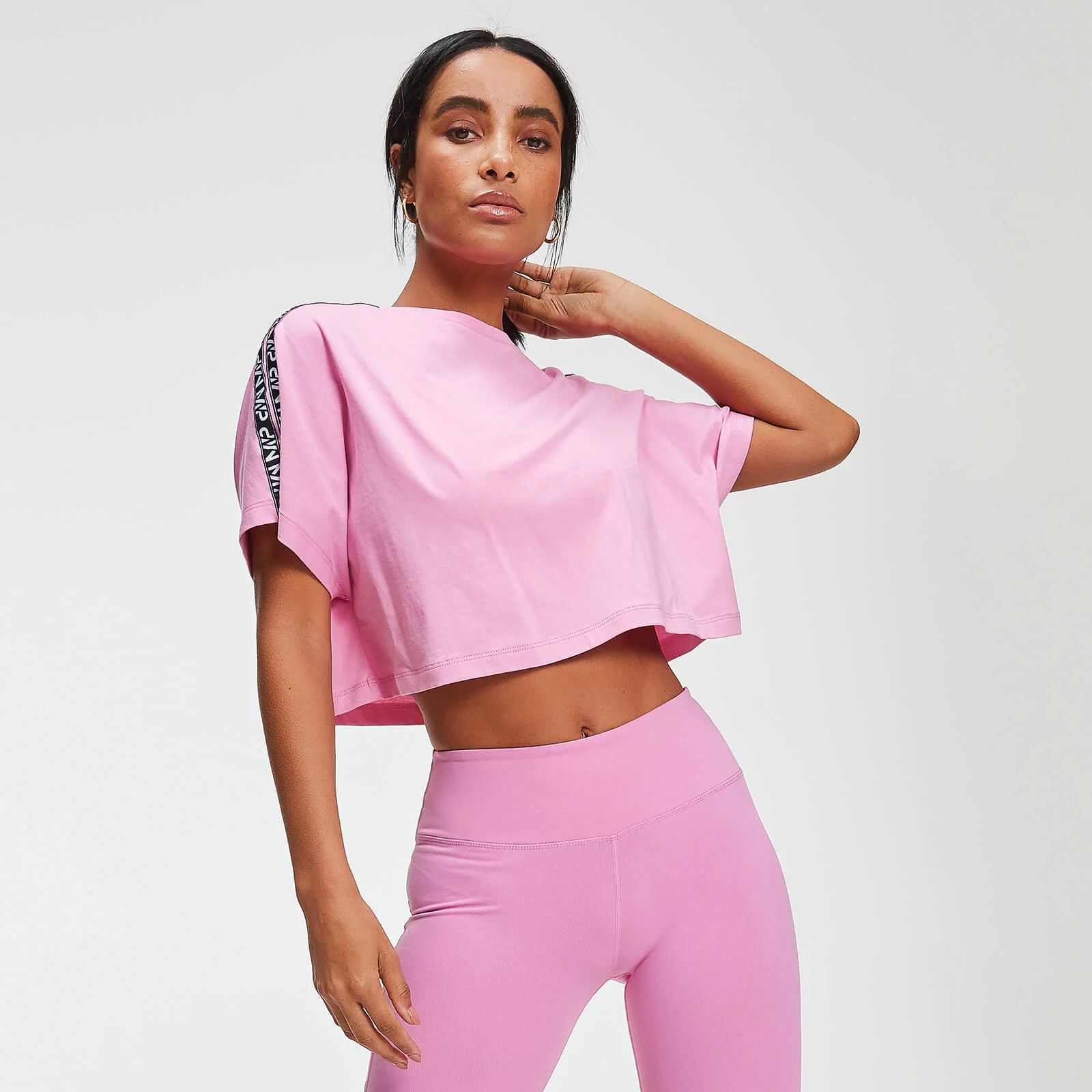 MP Power Women's Crop Tape T-Shirt - Candy - XS Billede 1