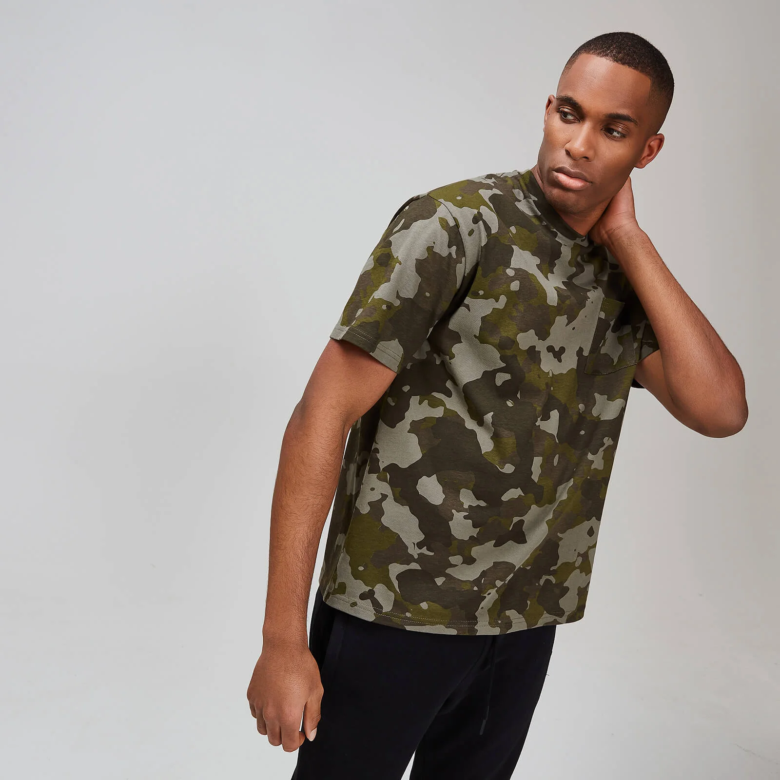 MP Men's Rest Day Pocket Stitch T-Shirt - Camo - XS Billede 1