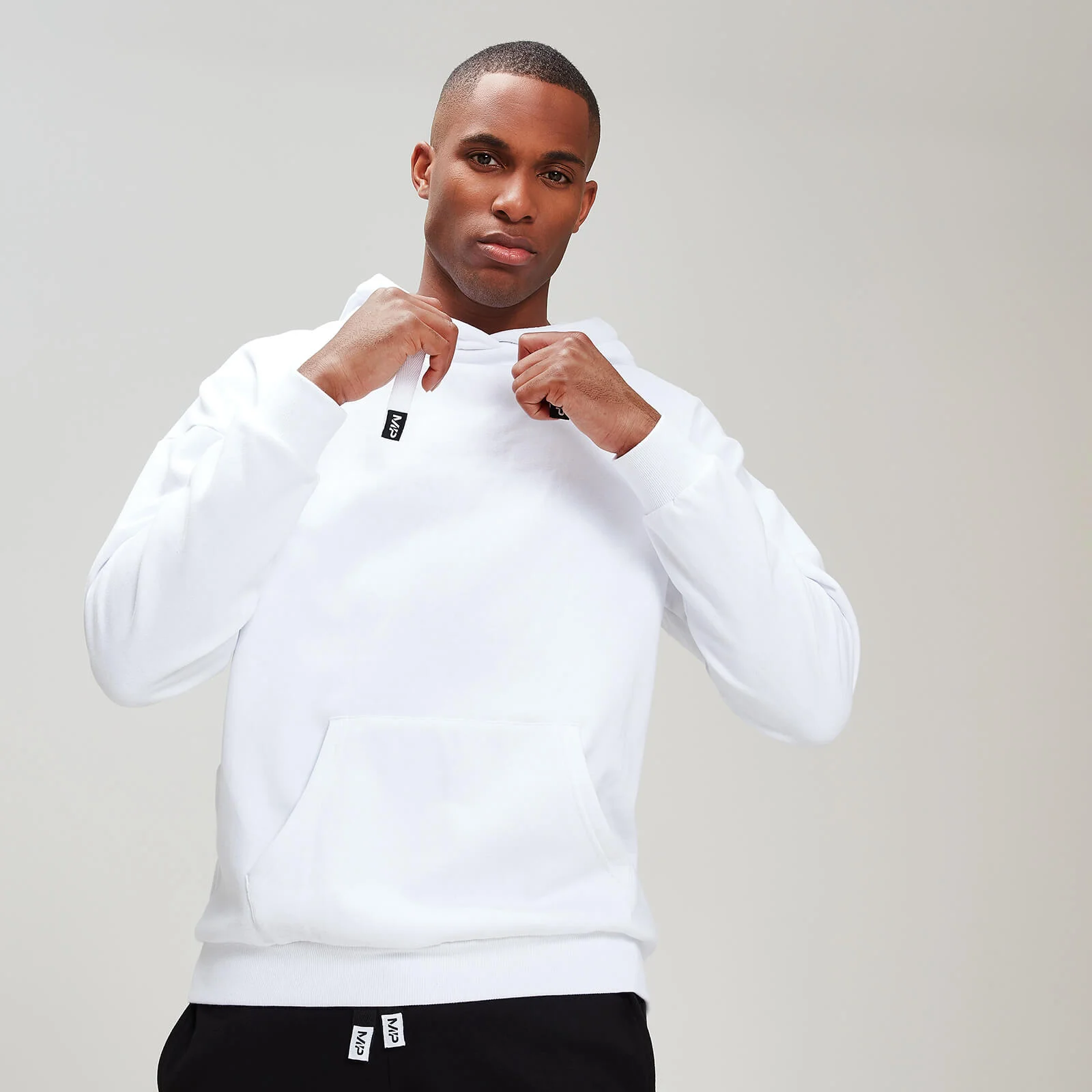 MP Rest Day Men's Stripe Overhead Hoodie - Hvid - XS Billede 1