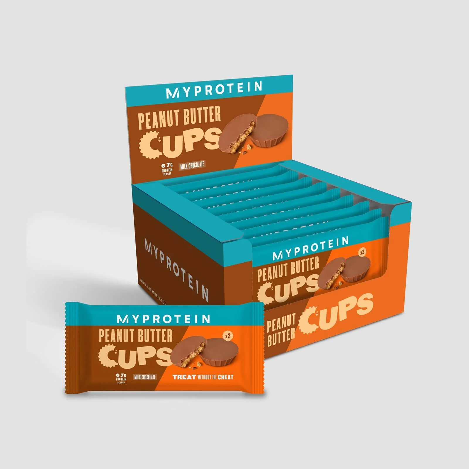Peanut Butter Cups - 10 x 42g - Mælkechokolade Billede 1