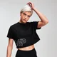 MP Power Cropped T-Shirt til Kvinder - Sort