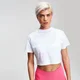 MP Power Cropped T-Shirt til Kvinder - Hvid