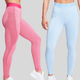 Limited Edition Birthday 2 Pack Curve Leggings - Super Pink/Sky Blå
