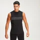 Rest Day Slogan Drop Armhole Tank - Sort