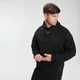 Mixed Fabric Hoodie - Til mænd - Sort