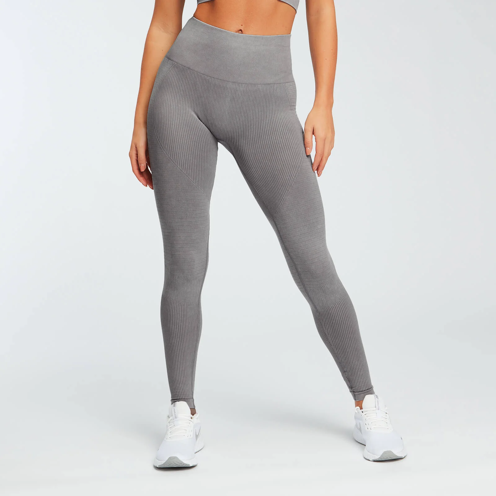 Acid Wash Seamless Leggings - High Rise - XS Billede 1